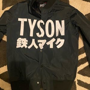 Roots of fights jacket Tyson